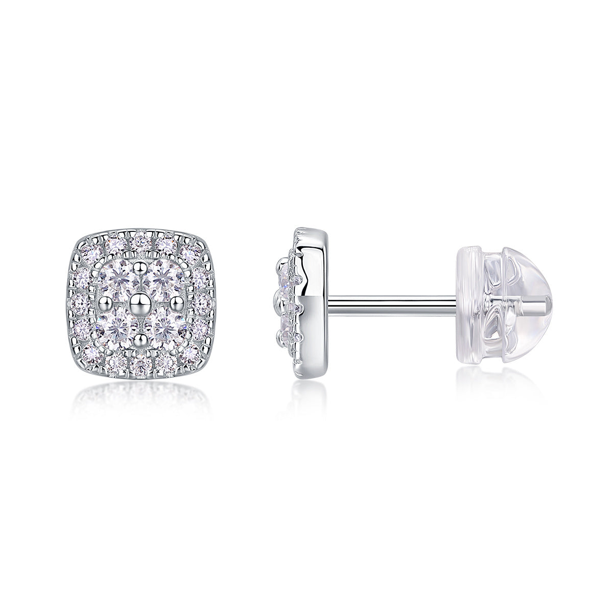 Fashionable Luxurious Jewelry Set with Moissanite 925 Sterling Silver