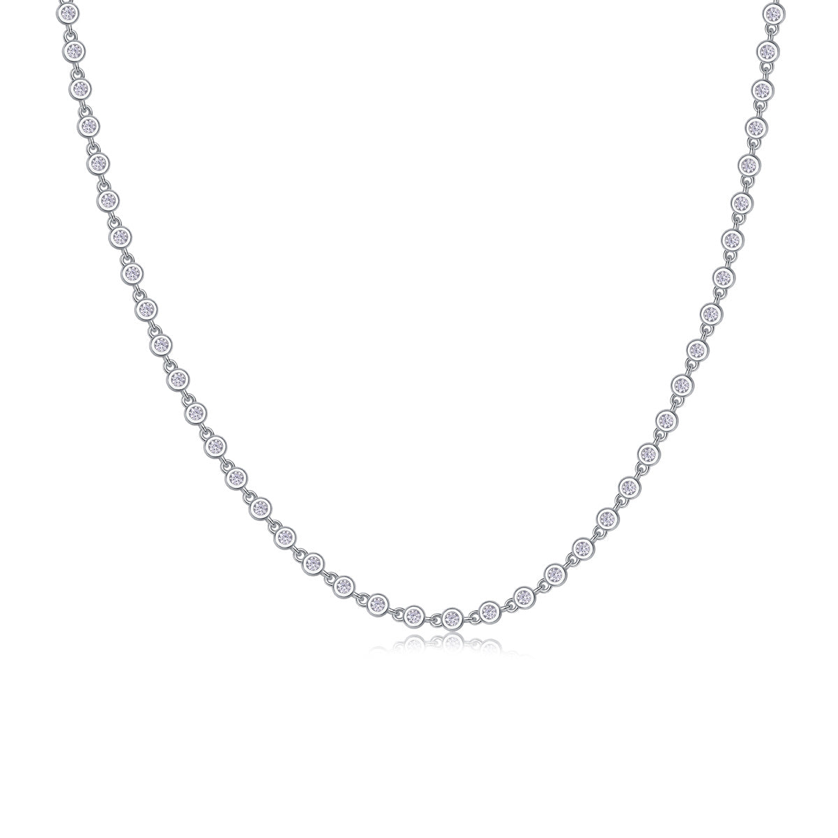 A Fashionable and Luxurious Necklace Set with Moissanite S925 Sterling Silver