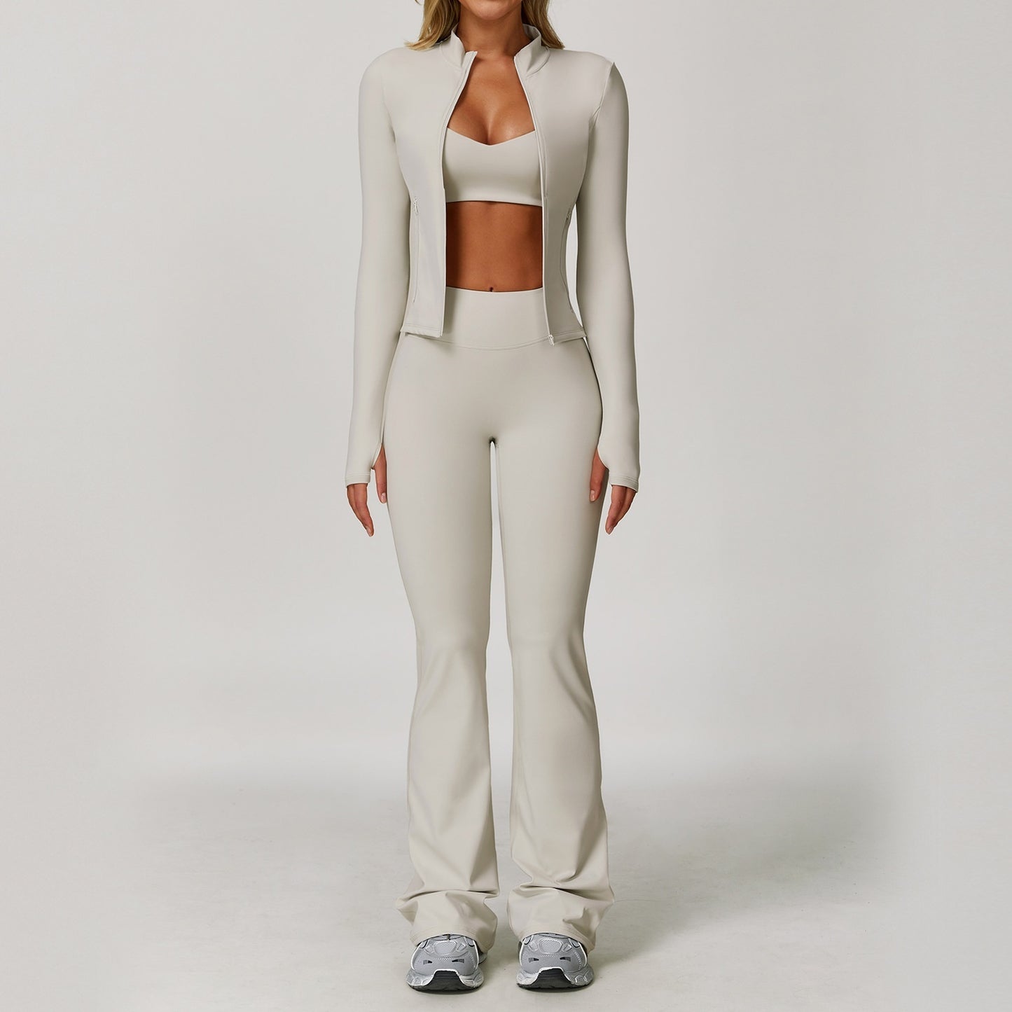 Tight Quick-drying Fitness Yoga Outdoor Running Sports Three-piece Suit