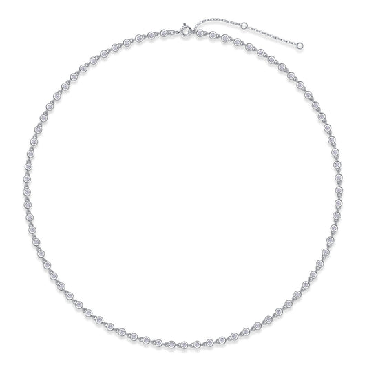A Fashionable and Luxurious Necklace Set with Moissanite S925 Sterling Silver