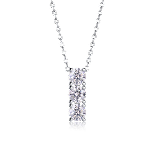 Pendant Set With 0.5-carat Moissanite Diamonds 925 Sterling Silver